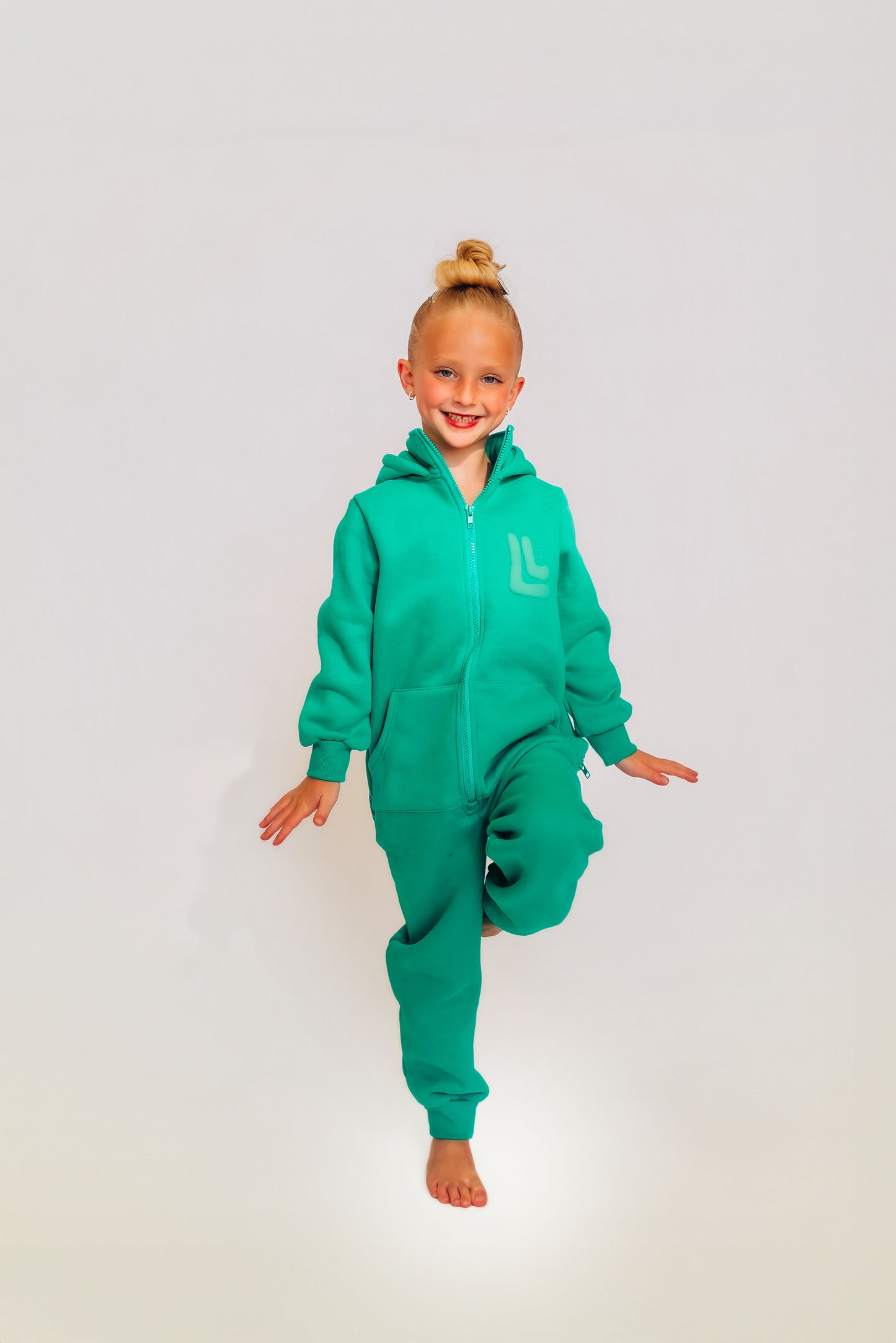 The Romee Sweatsuit in Teal