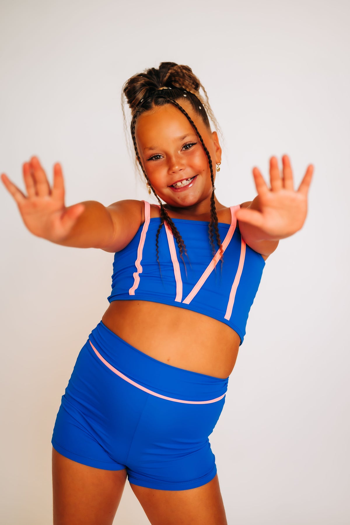 The Rosie Shortie in Blue