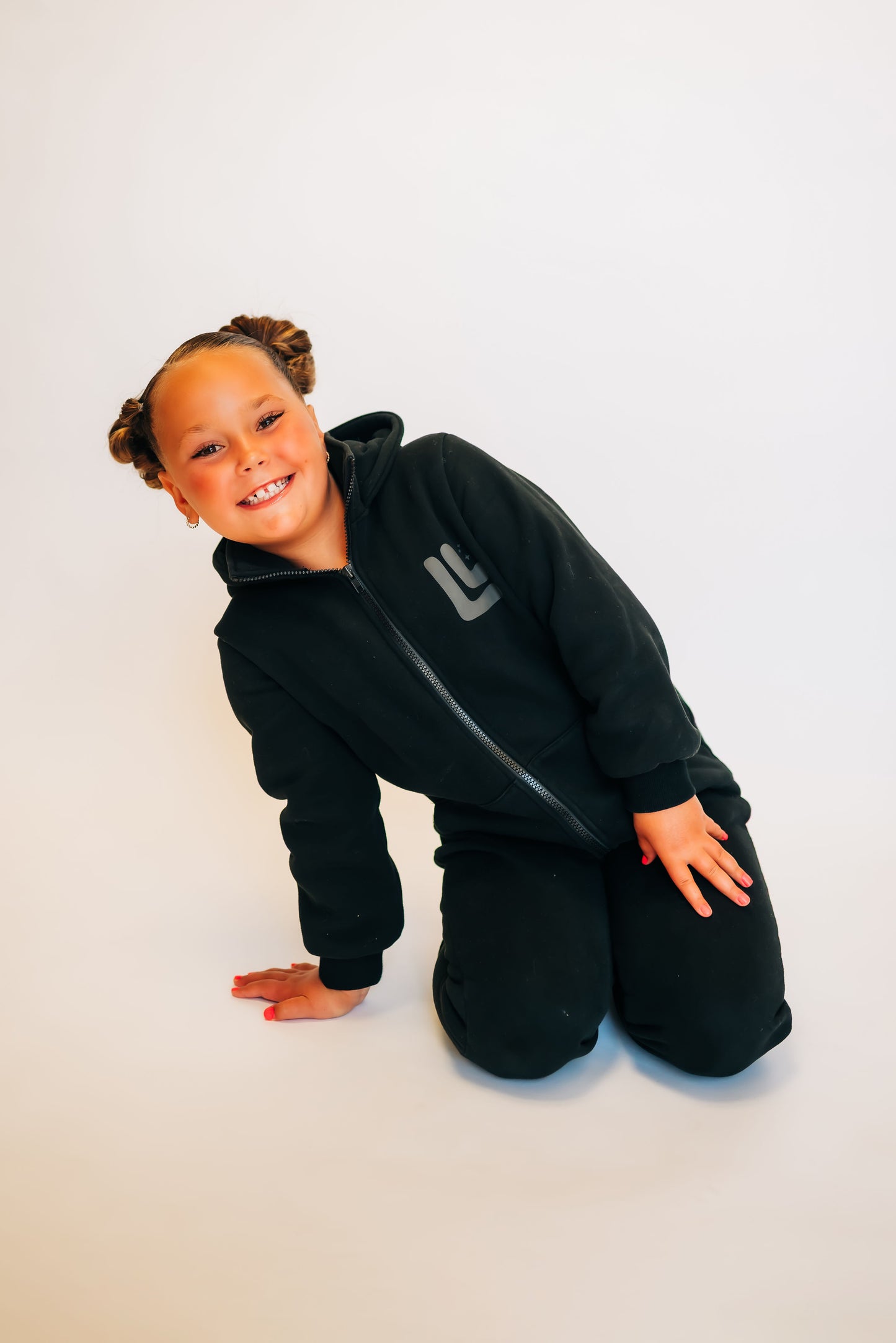 The Romee Sweatsuit in Black