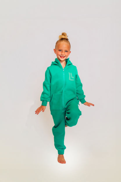 The Romee Sweatsuit in Teal