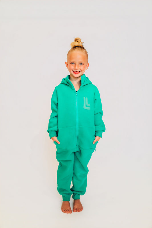 The Romee Sweatsuit in Teal