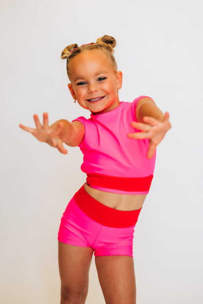 The Wynn Shorties in Pink