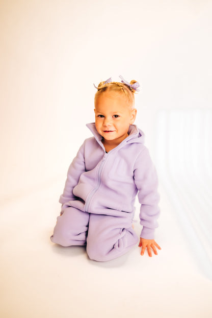 The Romee Sweatsuit in Purple