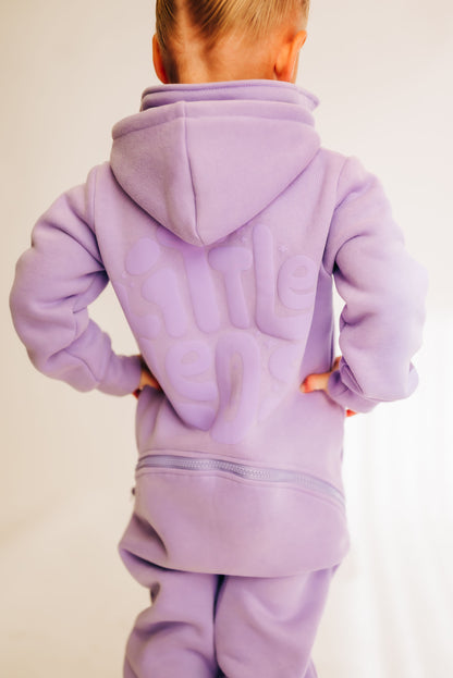 The Romee Sweatsuit in Purple