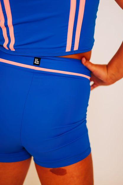 The Rosie Shortie in Blue
