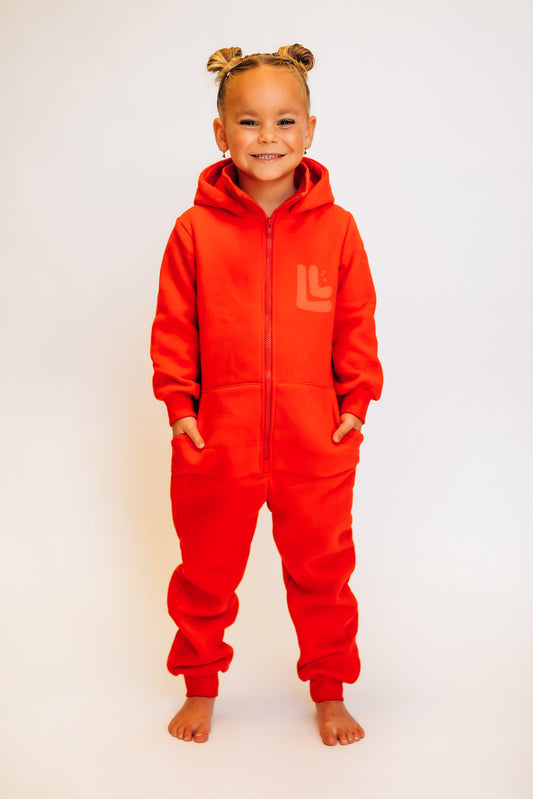 The Romee Sweatsuit in Red