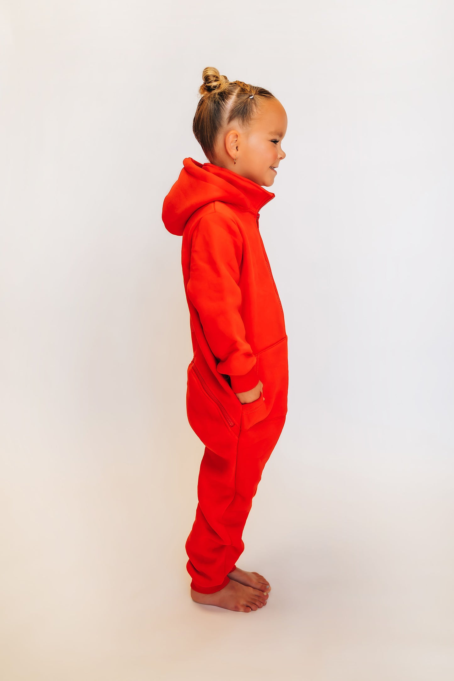 The Romee Sweatsuit in Red