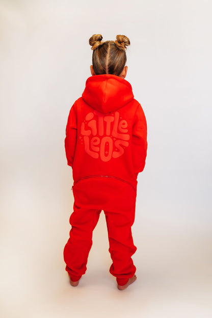 The Romee Sweatsuit in Red