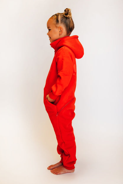 The Romee Sweatsuit in Red