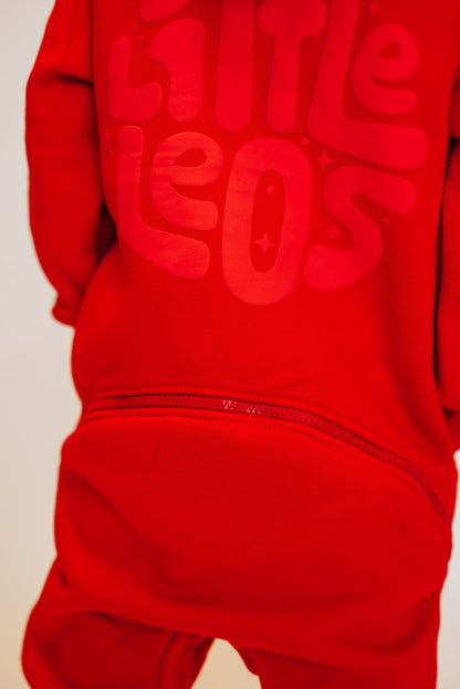 The Romee Sweatsuit in Red