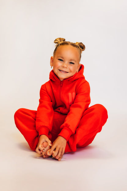 The Romee Sweatsuit in Red