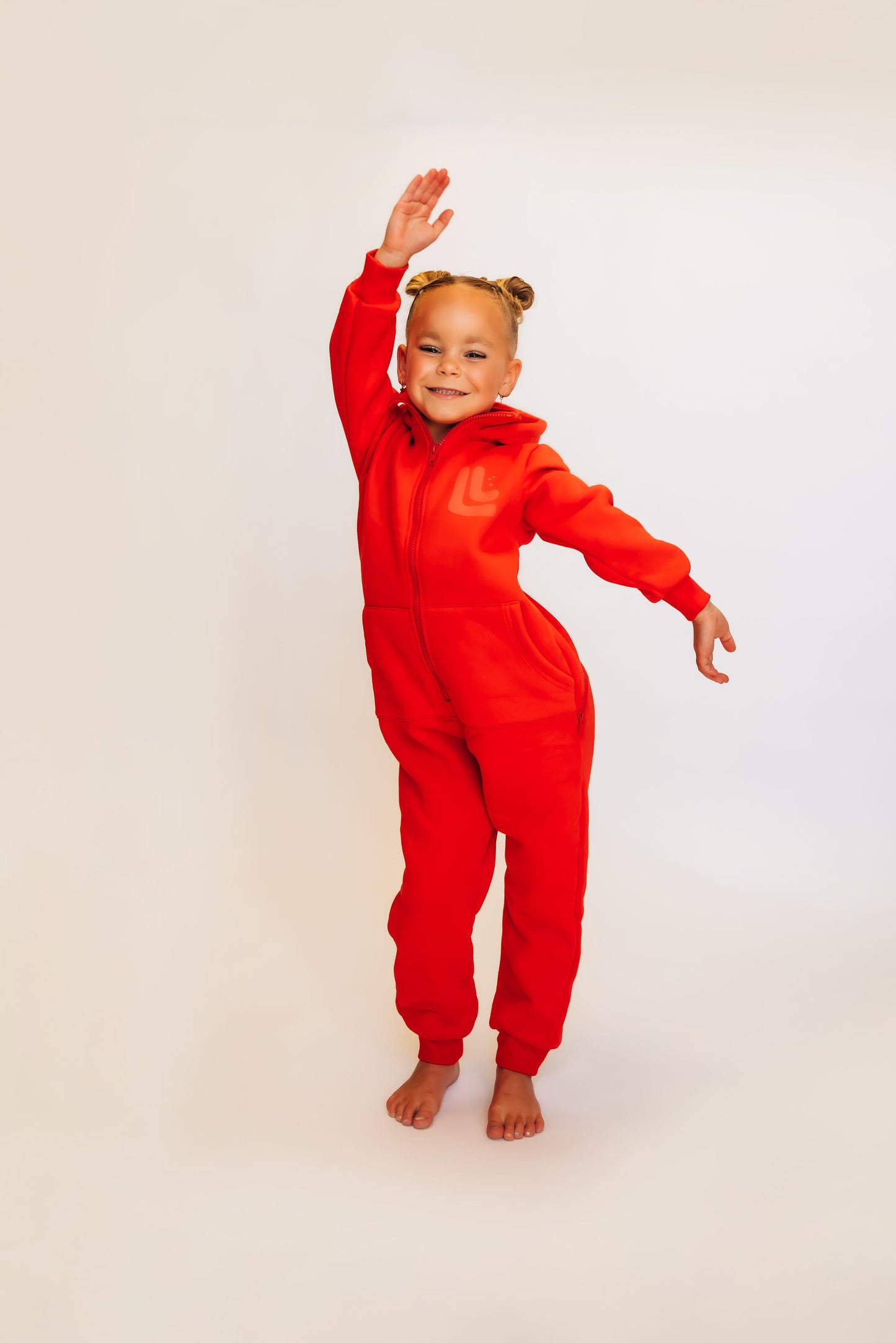 The Romee Sweatsuit in Red