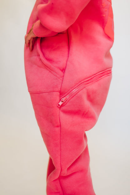 The Romee Sweatsuit in Pink
