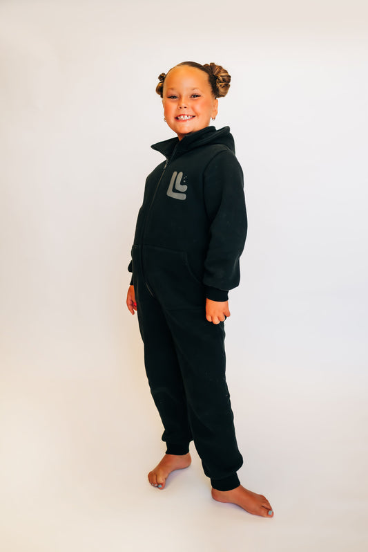 The Romee Sweatsuit in Black