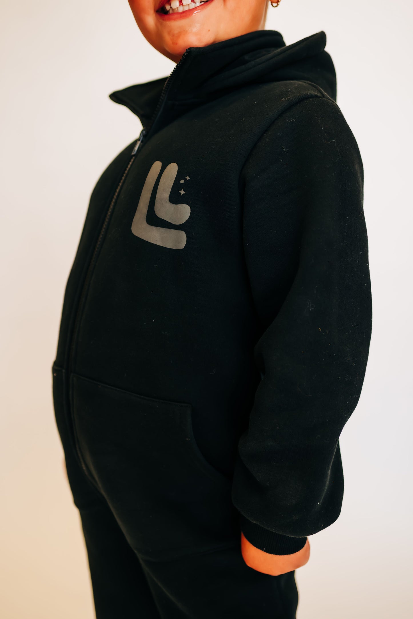 The Romee Sweatsuit in Black