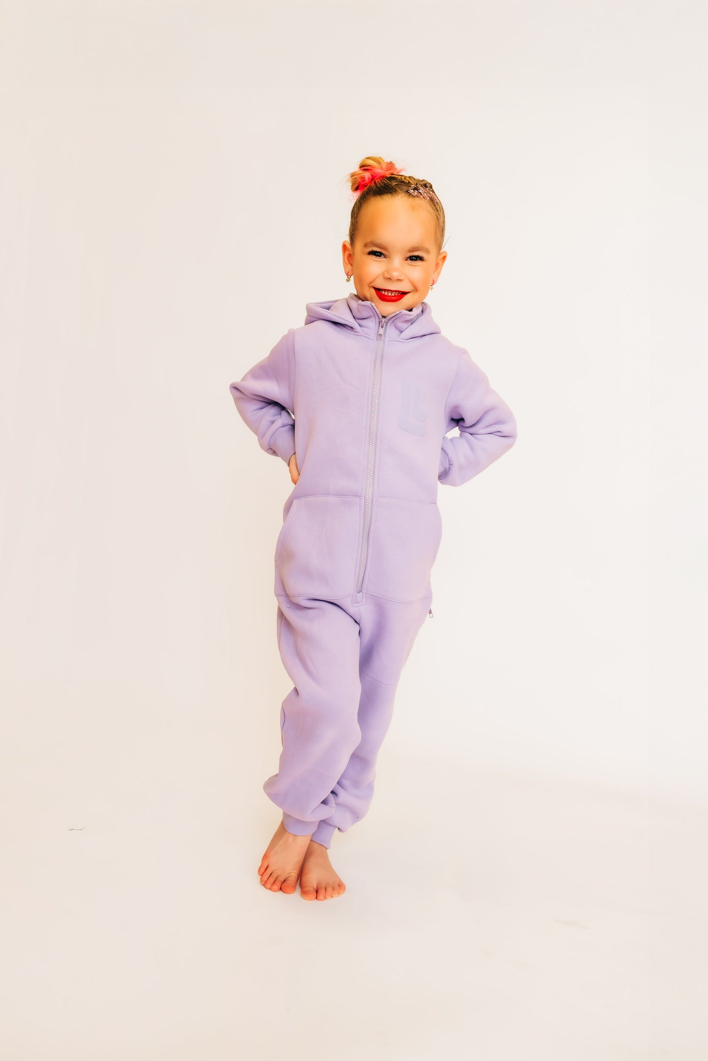 The Romee Sweatsuit in Purple