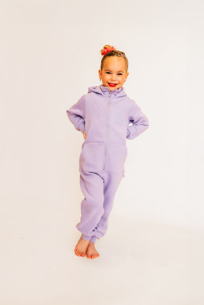 The Romee Sweatsuit in Purple